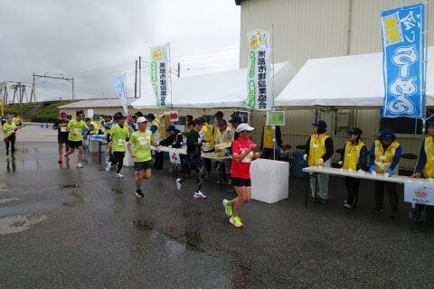 黒部名水マラソンボランティア